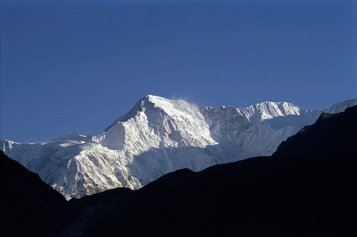 To Gokyo 3-2 Cho Oyu Just After Sunrise From Machhermo